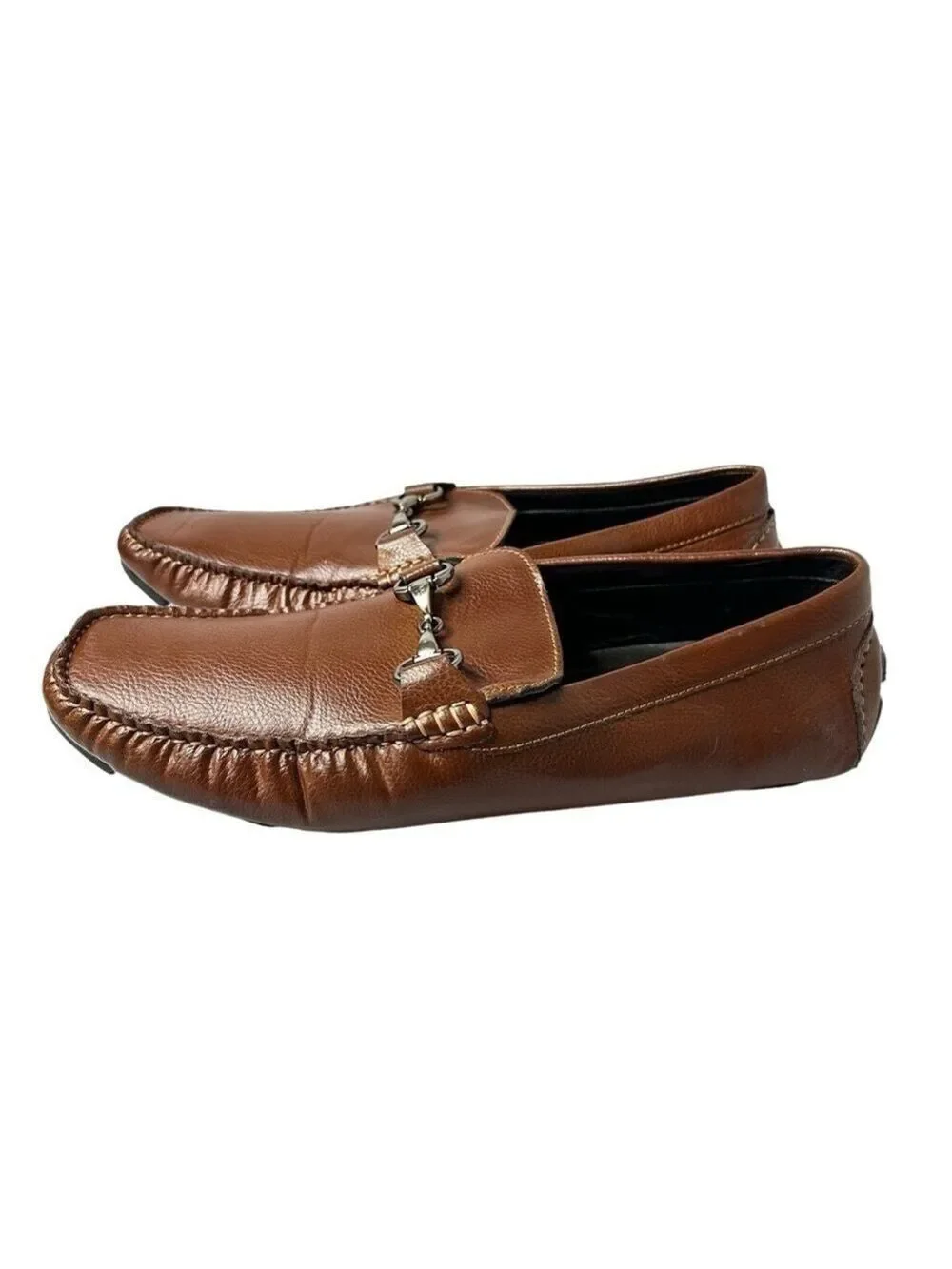 Unlisted by Kenneth Cole Men’s Brown Slip On Driver Shoes Size 10.5 M